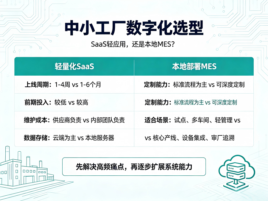 SaaS mes系统